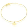 Bracelet Jonc Ida Nuage Or Jaune