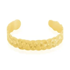 Bracelet Jonc Imagine Florette Acier Jaune