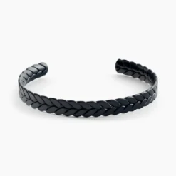 Bracelet Jonc Jourdan Guilherme Acier Noir