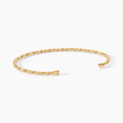 Bracelet Jonc Lou Plaqué Or Jaune