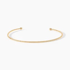 Bracelet Jonc Lou Plaqué Or Jaune