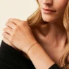 Bracelet Jonc Lou Plaqué Or Jaune