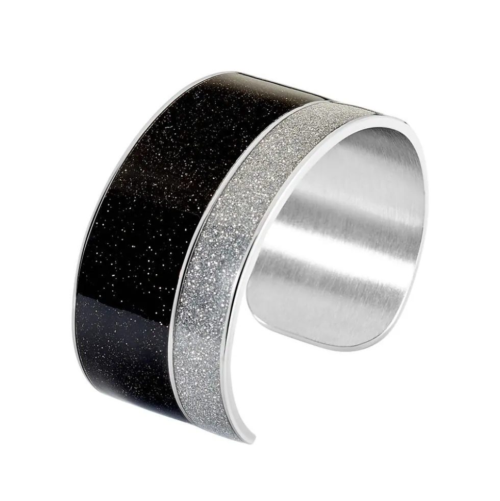 Bracelet Jonc Marie-adelaide Acier Blanc