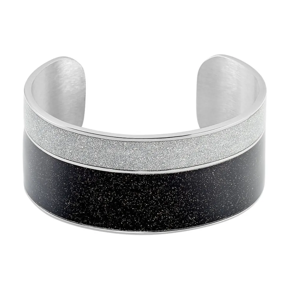 Bracelet Jonc Marie-adelaide Acier Blanc