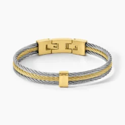 Bracelet Jonc Phebus Him Acier Bicolore