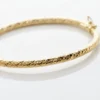 Bracelet Jonc Shiny Diamante Or Jaune