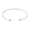 Bracelet Jonc Trilia Argent Blanc
