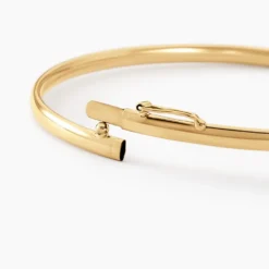 Bracelet Jonc Yuriy Fil Flexible Or Jaune