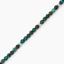 Bracelet Jourdan Acier Blanc Turquoise