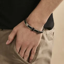 Bracelet Jourdan Cook Acier Bicolore