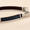 Bracelet Jourdan Cuir Bleu