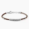 Bracelet Jourdan Cuir De Vache Marron