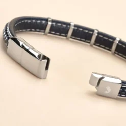 Bracelet Jourdan Cuir Noir