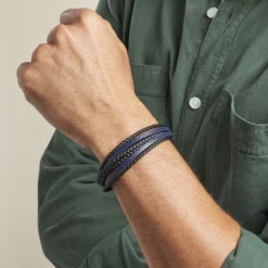 Bracelet Jourdan Homme Byron Acier Argente