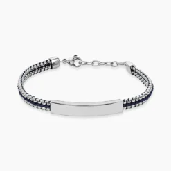 Bracelet Jourdan Joscelin Acier Argenté