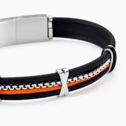 Bracelet Jourdan Leon Caoutchouc Multicolore