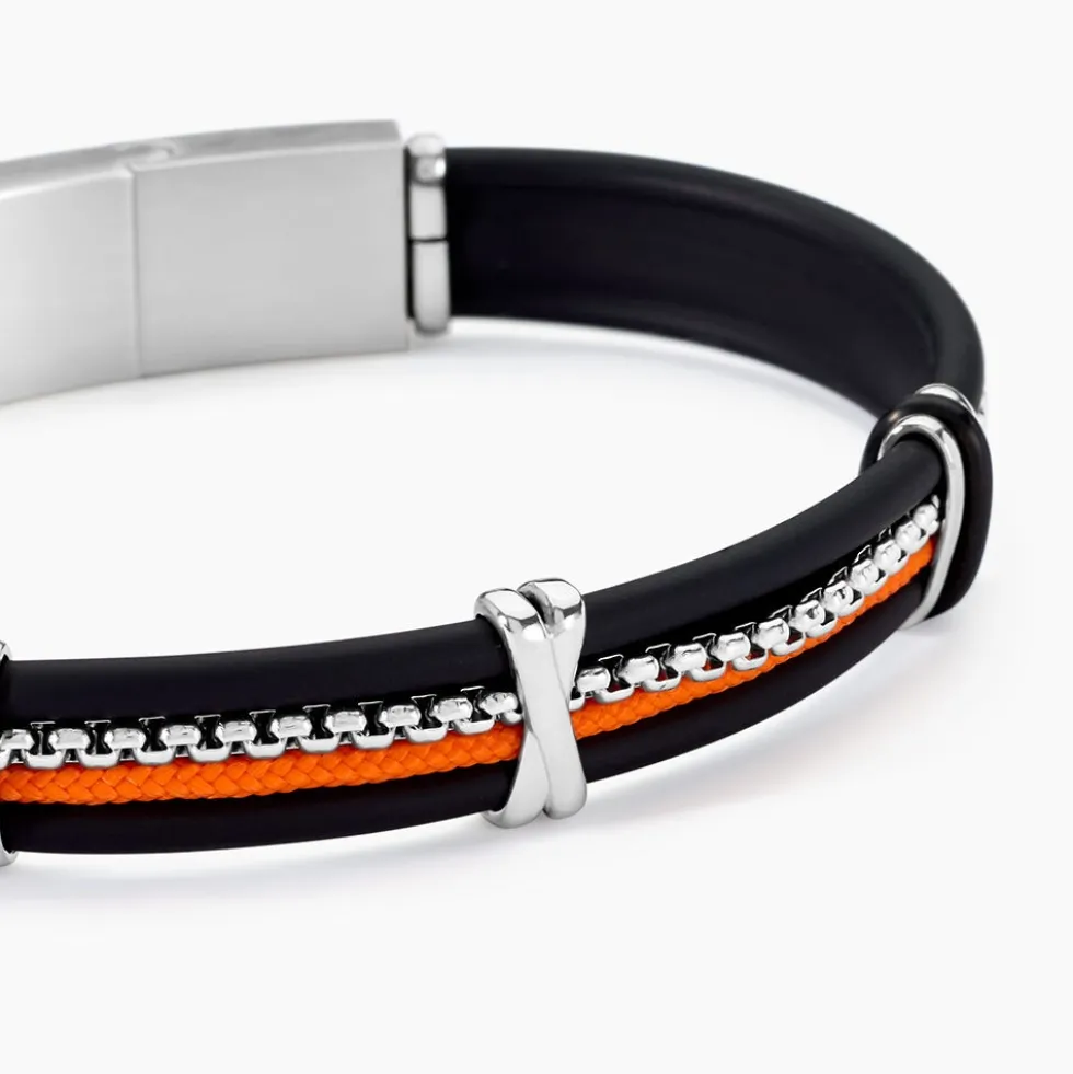 Bracelet Jourdan Leon Caoutchouc Multicolore