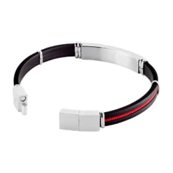 Bracelet Jourdan Magnus Caoutchouc Bleu