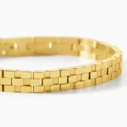 Bracelet Jourdan Manathan Acier Doré