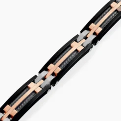 Bracelet Jourdan Priam Acier Bicolore