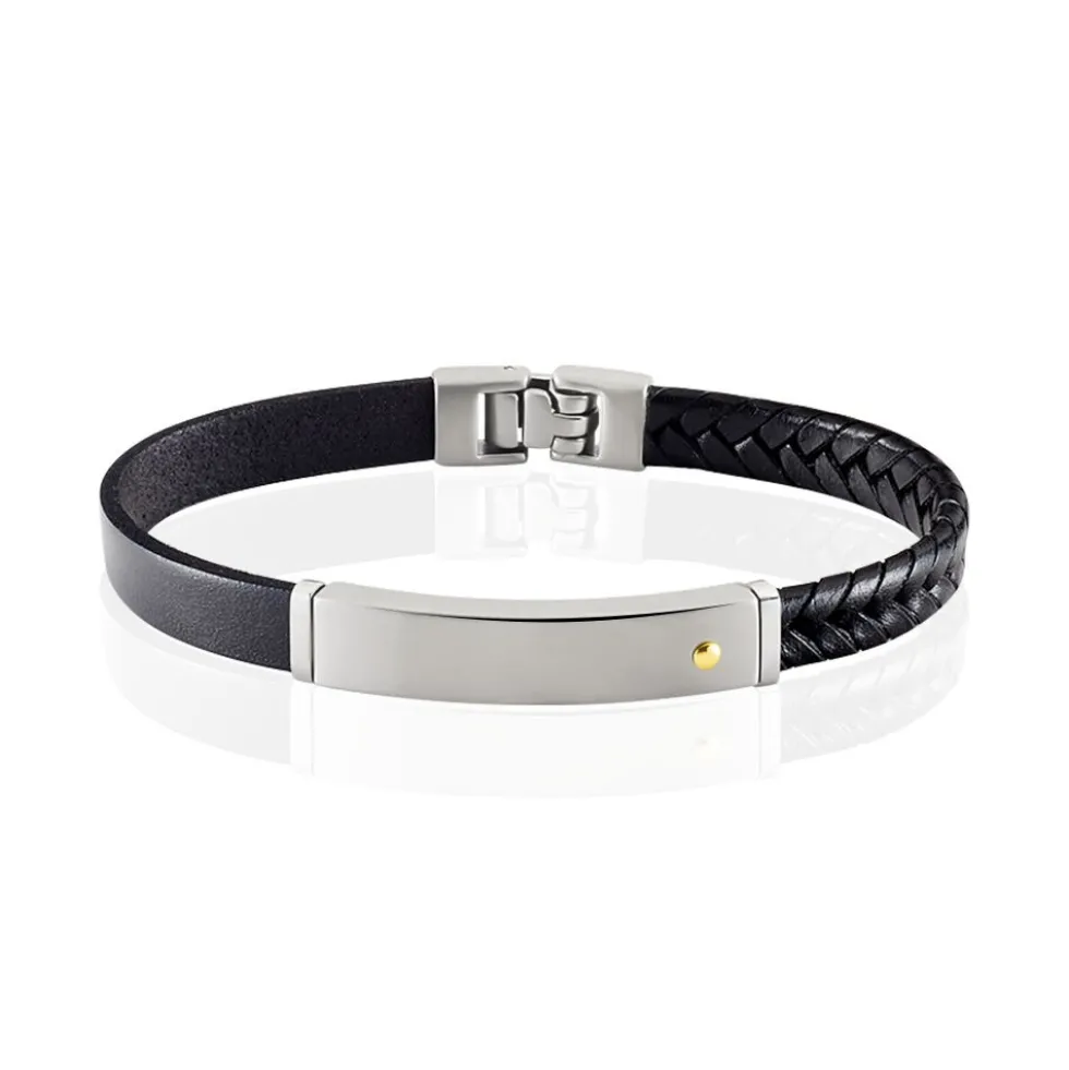 Bracelet Jourdan Vittorio Acier Blanc