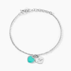 Bracelet Kalliopea Argent Blanc