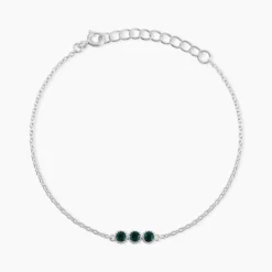 Bracelet Kasey Argent Blanc Oxyde De Zirconium