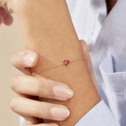 Bracelet Kelvyn Argent Rose Oxyde