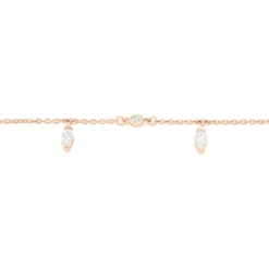 Bracelet Kenta Argent Rose Oxyde De Zirconium