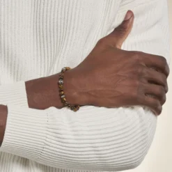 Bracelet Labhras Acier Blanc