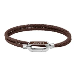 Bracelet Lacoste Starboard acier blanc