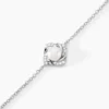 Bracelet Laetoria Argent Blanc Perle De Culture Oxyde De Zirconium