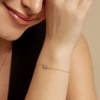 Bracelet L'amour Coloré Or Jaune Nacre