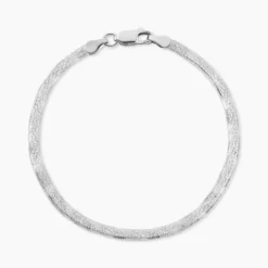 Bracelet Leonte Argent Blanc