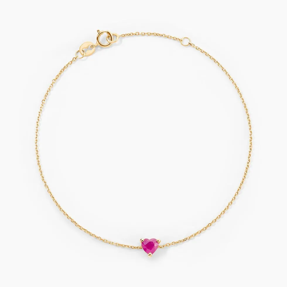Bracelet Livius Or Jaune Rubis