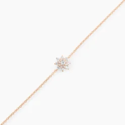 Bracelet Lorraine Argent Rose Oxyde De Zirconium