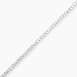 Bracelet Lou-anne Argent Blanc Oxydes De Zirconium