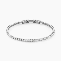 Bracelet Lou-anne Argent Blanc Oxyde De Zirconium Blanc