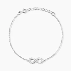 Bracelet Lou Argent Blanc Oxyde De Zirconium