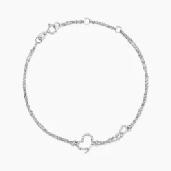 Bracelet Louise Or Blanc Diamant