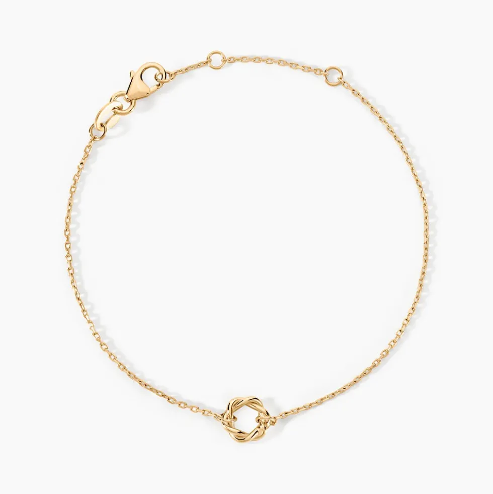 Bracelet Lou Plaqué Or Jaune