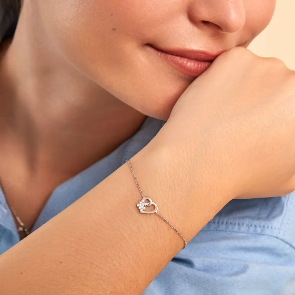 Bracelet Lucianna Argent Blanc Oxyde De Zirconium