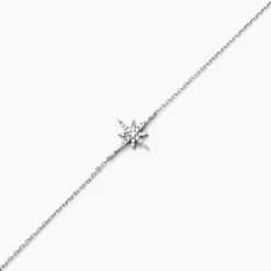 Bracelet Lysianne Argent Blanc Oxyde De Zirconium