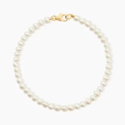 Bracelet Macy Or Jaune Perle De Culture