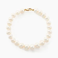 Bracelet Macy Or Jaune Perle De Culture