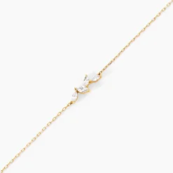 Bracelet Madelia Or Jaune Oxyde De Zirconium