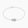 Bracelet Mafatma Argent Blanc Oxyde De Zirconium