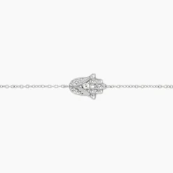 Bracelet Mafatma Argent Blanc Oxyde De Zirconium