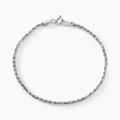 Bracelet Maille Cordelia Or Blanc