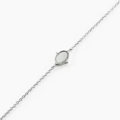 Bracelet Margot Argent Blanc Nacre Oxyde De Zirconium